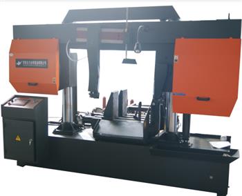 金萬(wàn)鋒數(shù)控帶鋸床，高智能化鋸切過程