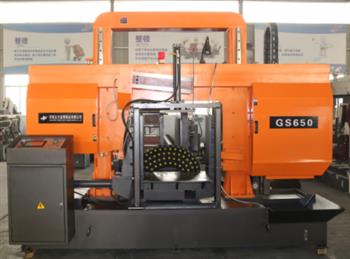 GS650數(shù)控臥式帶鋸床切削范圍廣